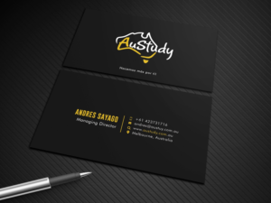 Business Card Design by Graphic Flame for Austudy Pty Ltd | Design: #15101009