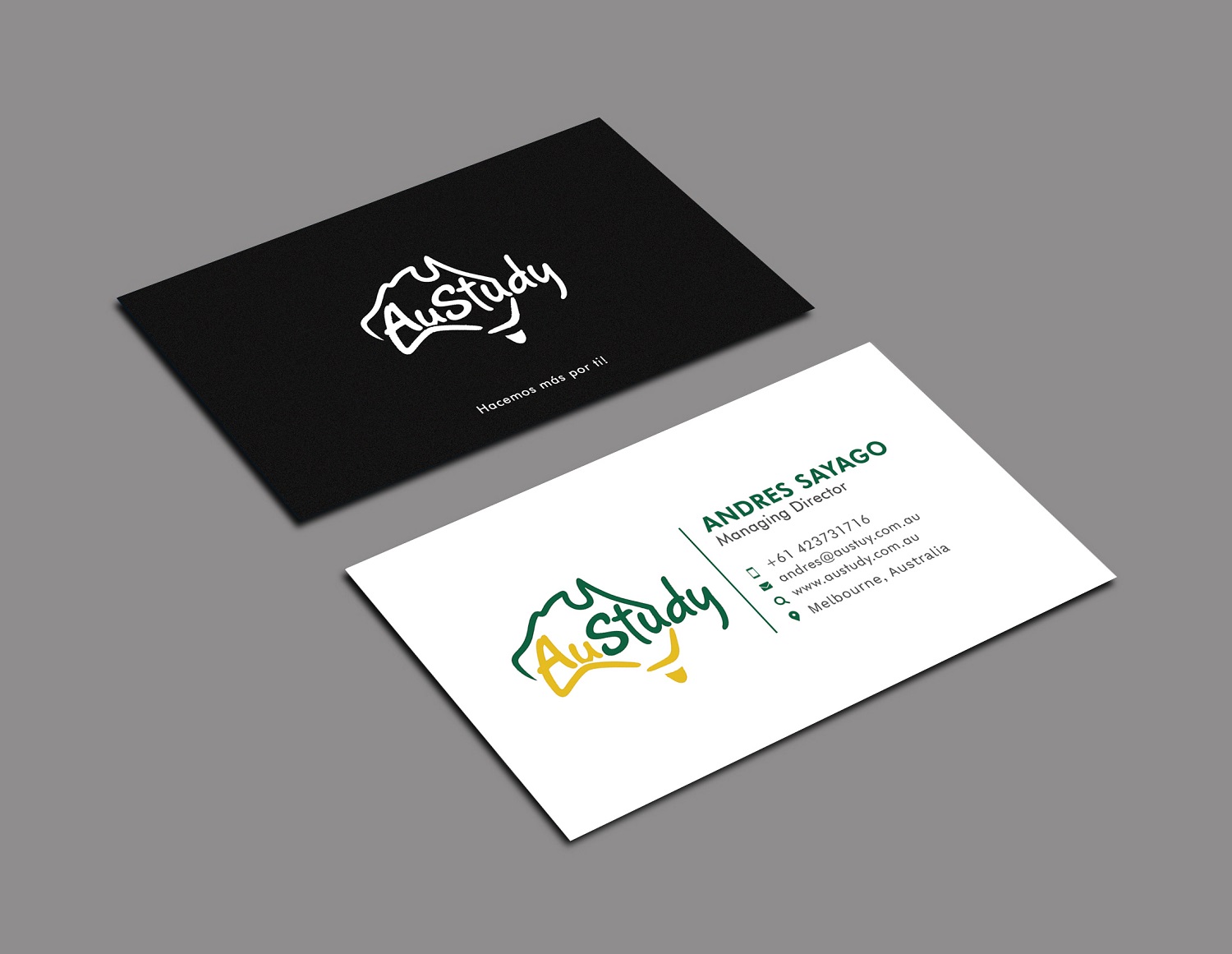 Business Card Design by Graphic Flame for Austudy Pty Ltd | Design #15101045