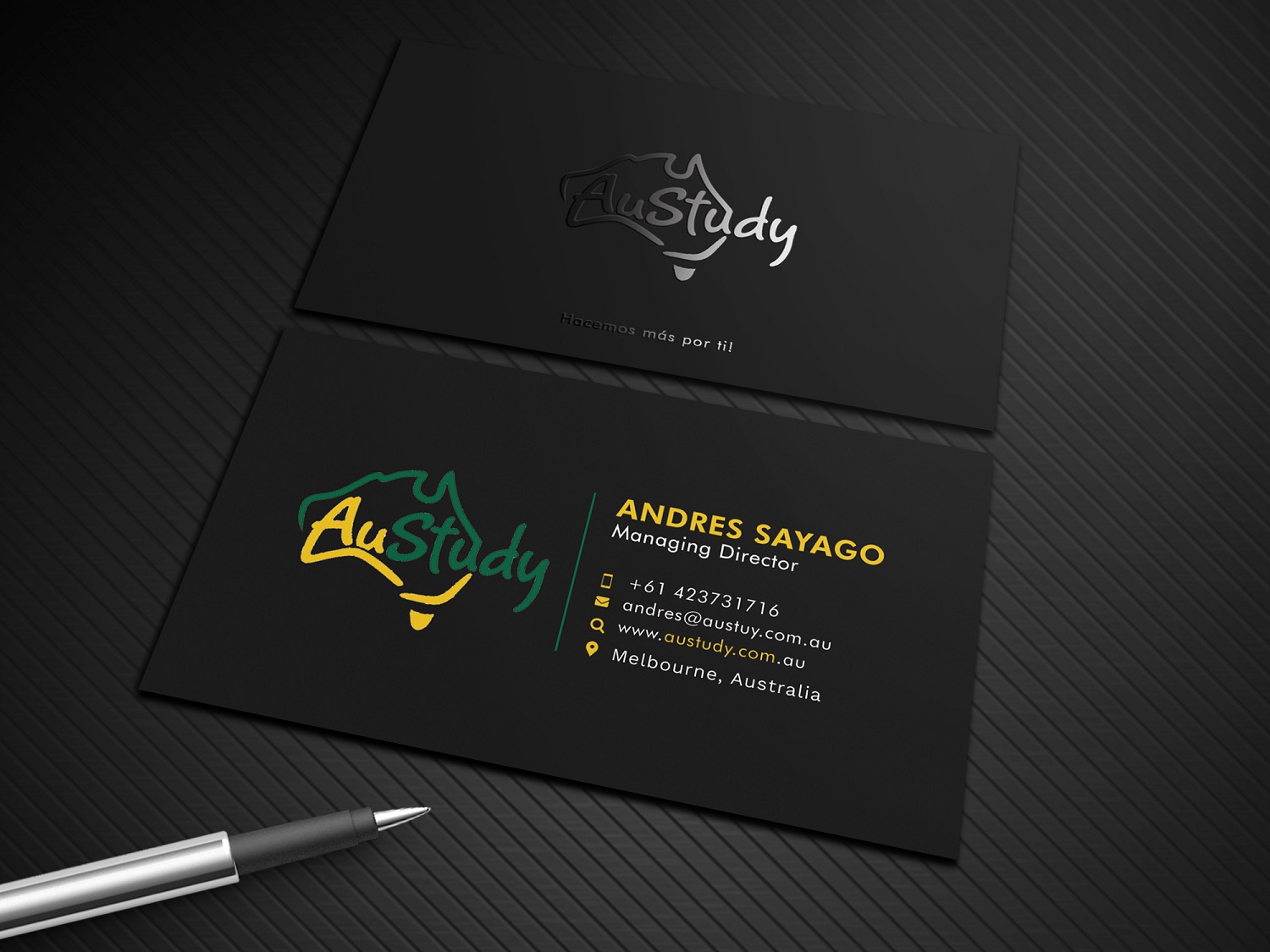 Business Card Design by Graphic Flame for Austudy Pty Ltd | Design #15101058