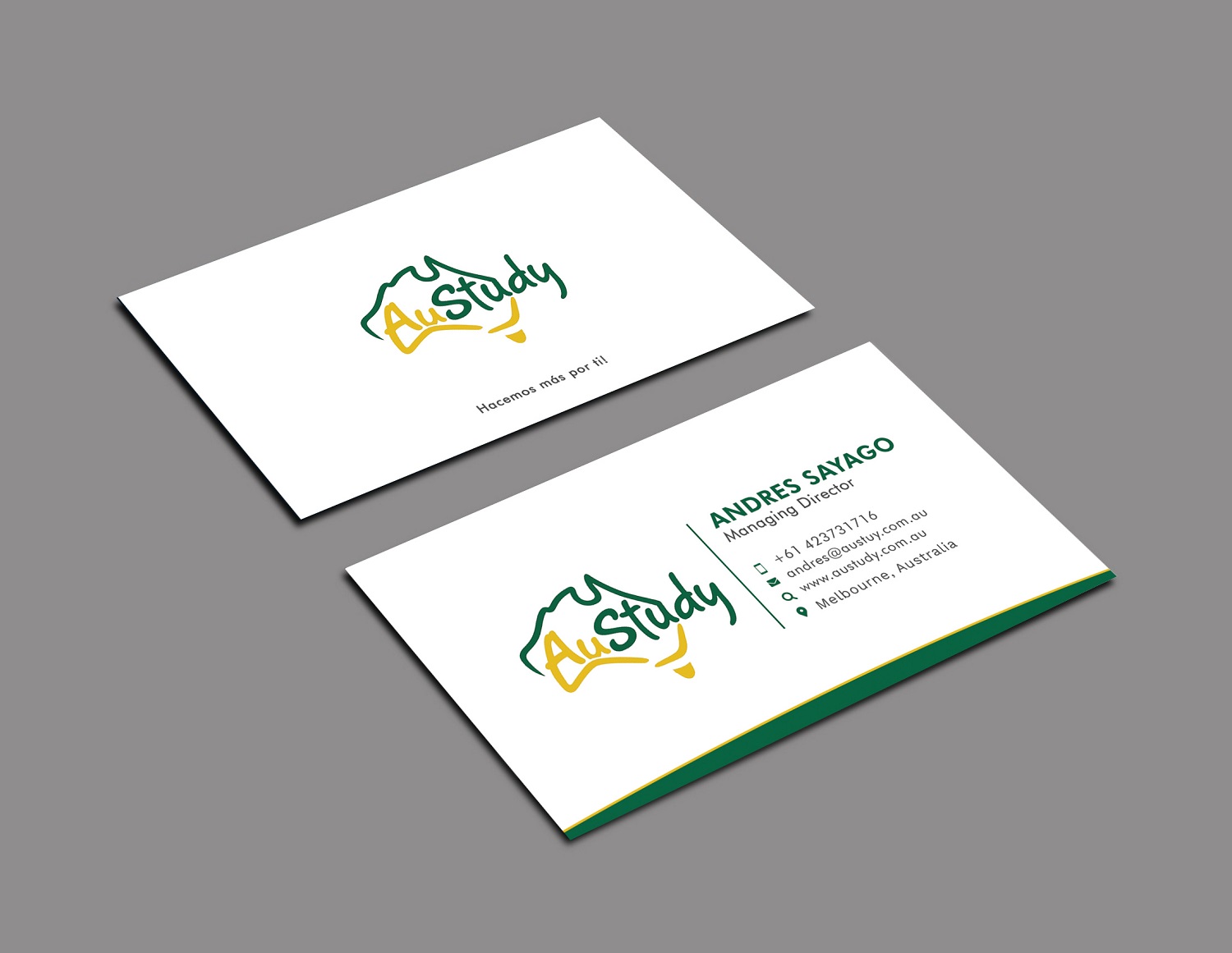 Business Card Design by Graphic Flame for Austudy Pty Ltd | Design #15101074
