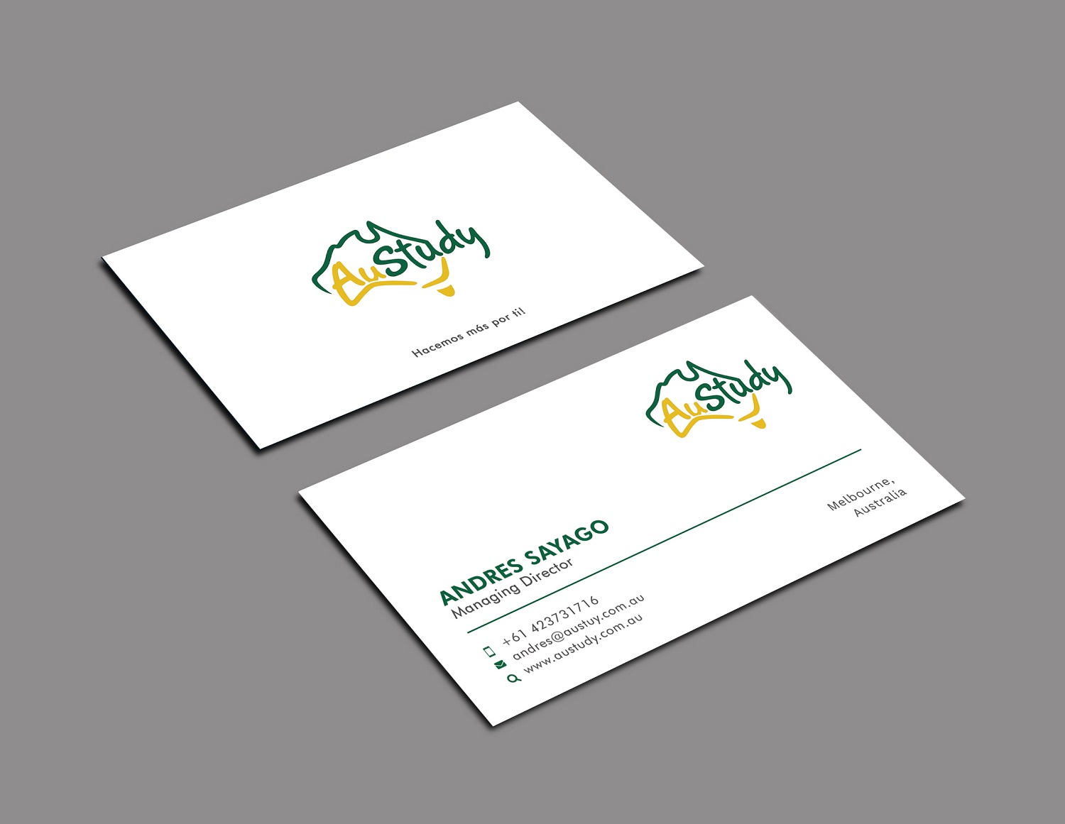 Business Card Design by Graphic Flame for Austudy Pty Ltd | Design #15101078