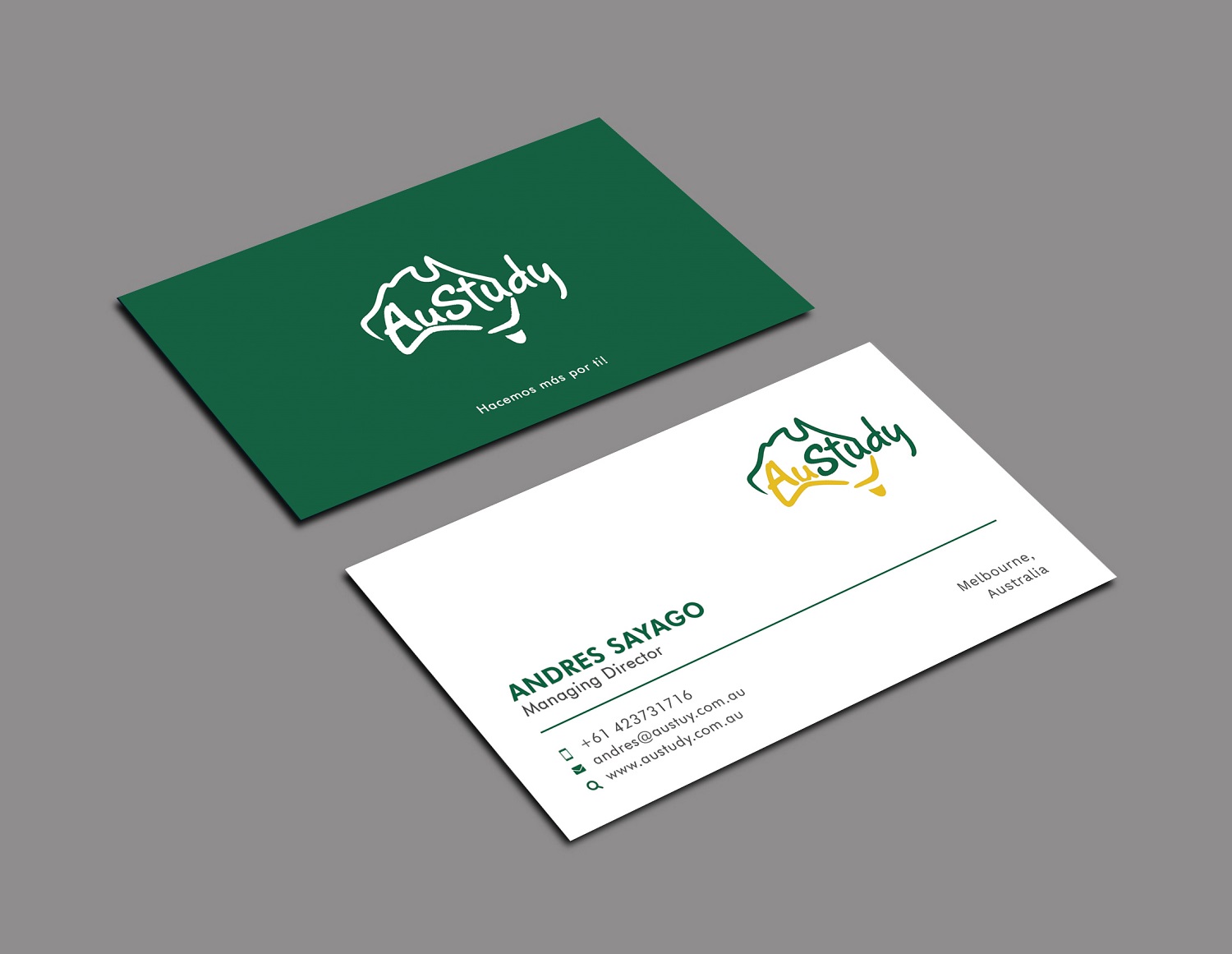 Business Card Design by Graphic Flame for Austudy Pty Ltd | Design #15101106