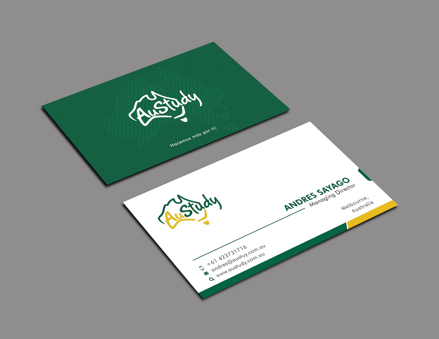 Business Card Design by Graphic Flame for Austudy Pty Ltd | Design #15101117