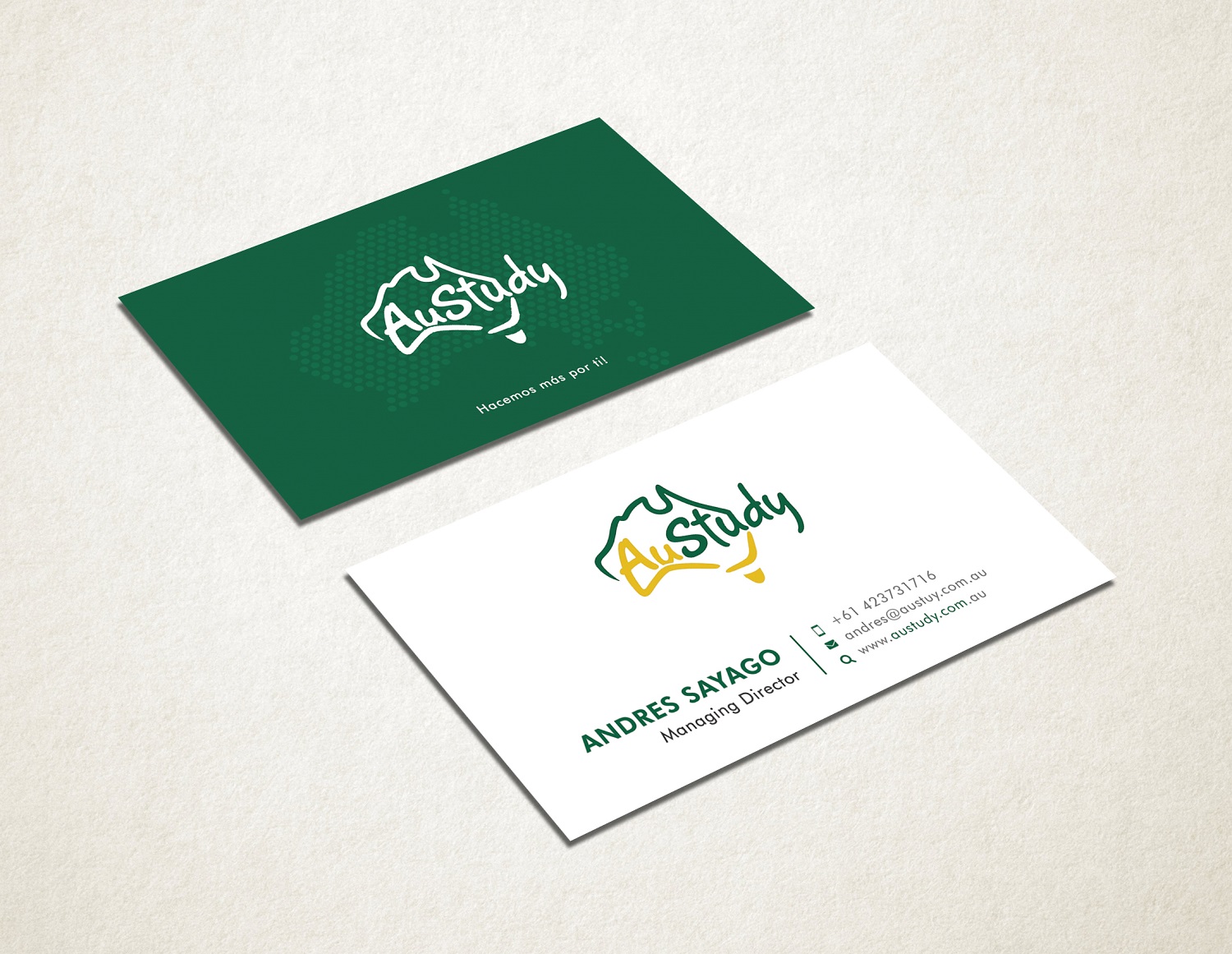 Business Card Design by Graphic Flame for Austudy Pty Ltd | Design #15128086