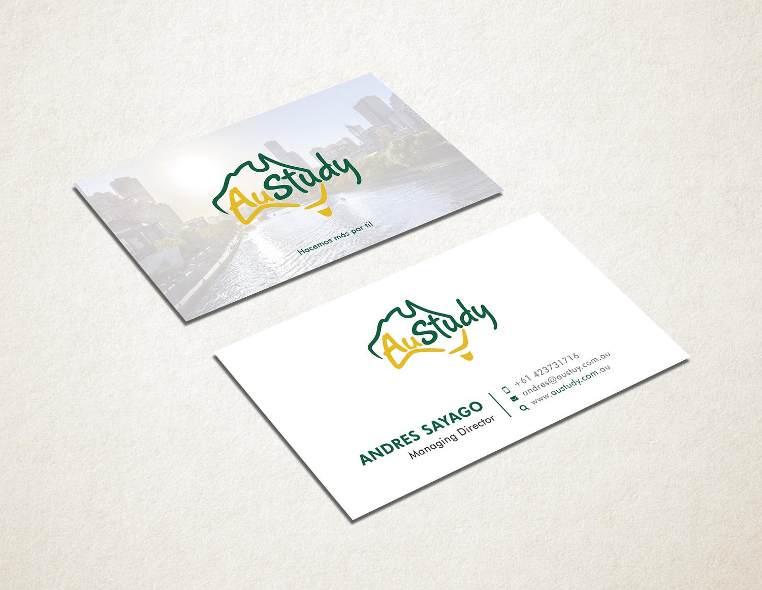 Business Card Design by Graphic Flame for Austudy Pty Ltd | Design #15128088