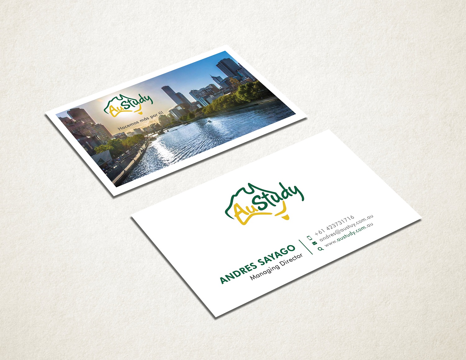 Business Card Design by Graphic Flame for Austudy Pty Ltd | Design #15128089