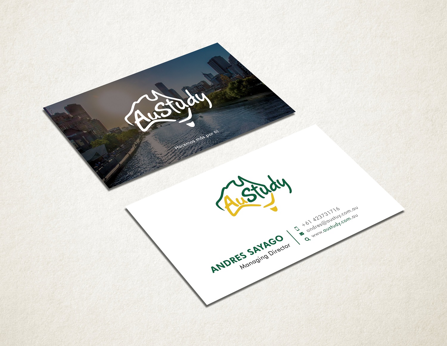 Business Card Design by Graphic Flame for Austudy Pty Ltd | Design #15128090
