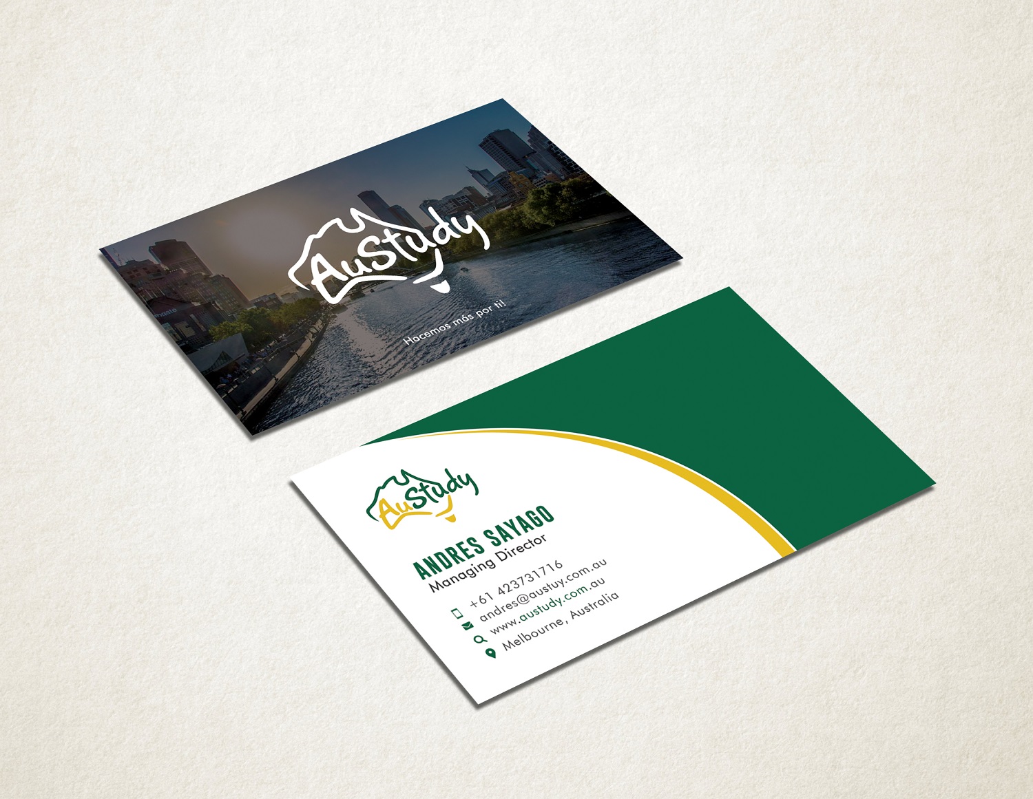 Business Card Design by Graphic Flame for Austudy Pty Ltd | Design #15148388