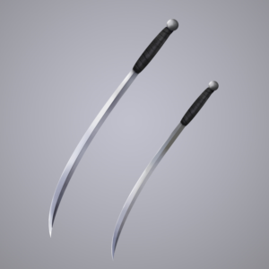 Illustration of Samurai-Style Swords for Fantasy Novel | Design Illustration par Pudja Pratama Sakti