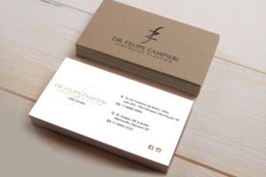 Business card for a plastic surgeon | Business Card Design by Riz'
