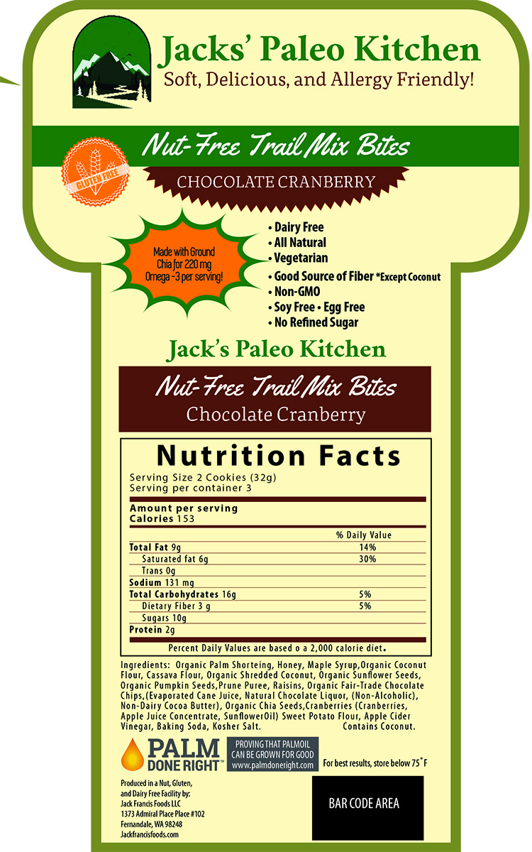 Label Design by Venus L. Penaflor for Jack Francis Foods | Design #14307328