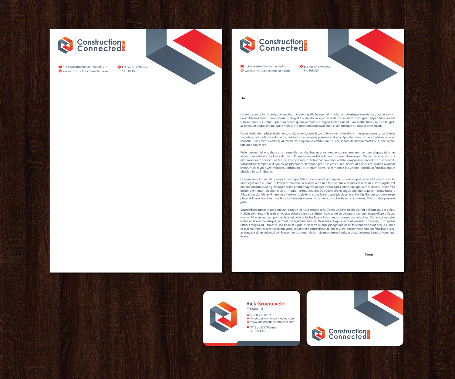 Stationery Design by JK18 for Brown Bag Media Group Inc | Design #14320123