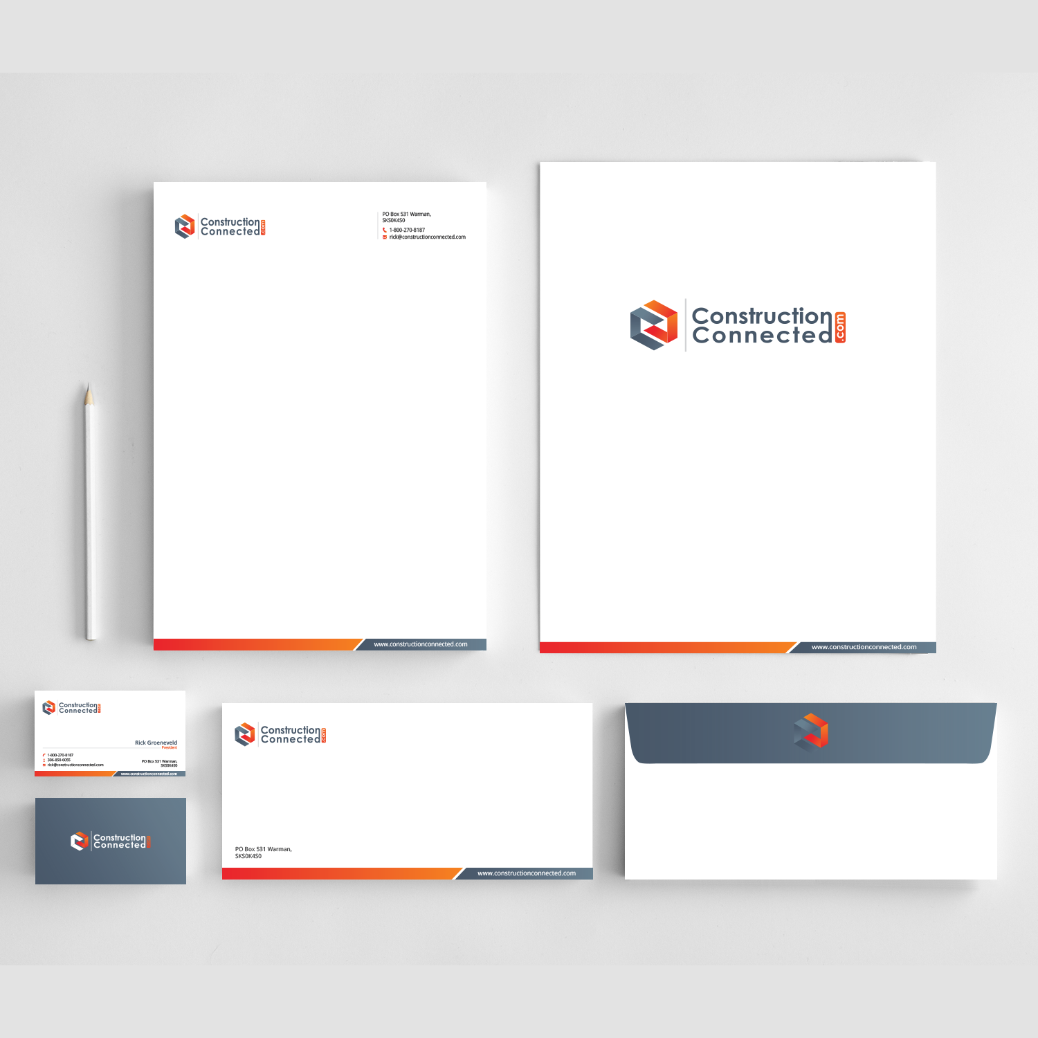 Stationery Design by Right_D for Brown Bag Media Group Inc | Design #14314848