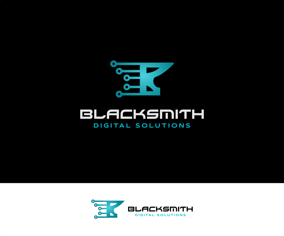 Logo-Design von VGB für Blacksmith Digital Solutions | Design #14421463
