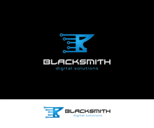Logo-Design von VGB für Blacksmith Digital Solutions | Design: #14427753