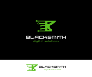 Logo-Design von VGB für Blacksmith Digital Solutions | Design: #14427759