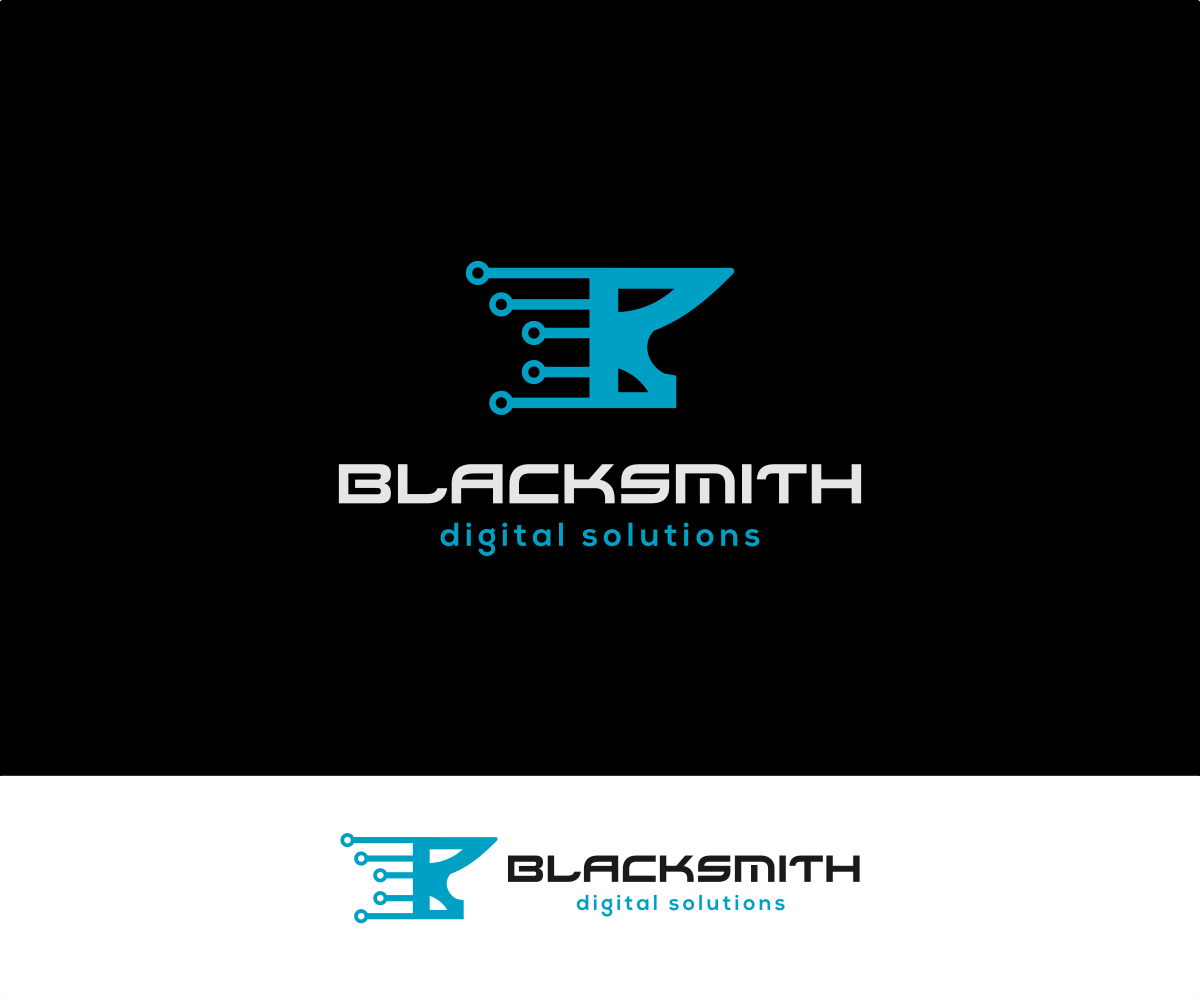Logo-Design von VGB für Blacksmith Digital Solutions | Design #14427761