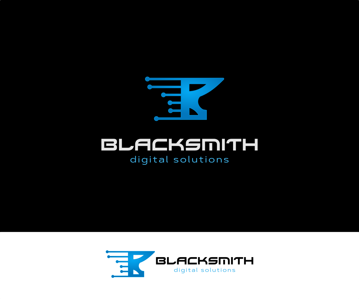 Logo-Design von VGB für Blacksmith Digital Solutions | Design #14437975