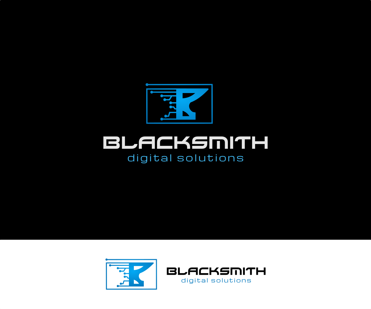 Logo-Design von VGB für Blacksmith Digital Solutions | Design #14445813