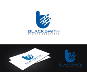 Logo-Design von Vishak vasu für Blacksmith Digital Solutions | Design: #14567252