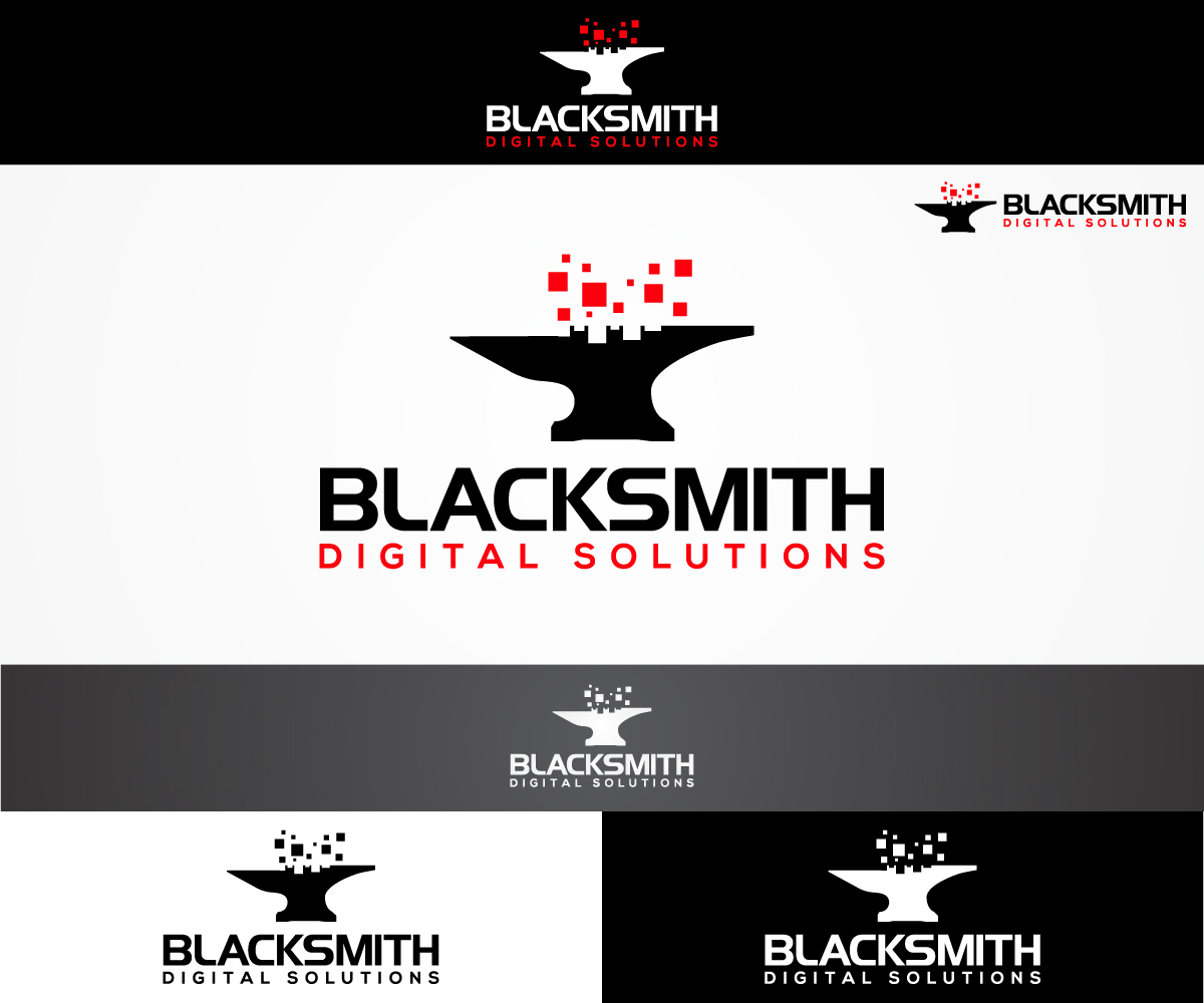 Logo-Design von sangeloenriquez für Blacksmith Digital Solutions | Design #14352840