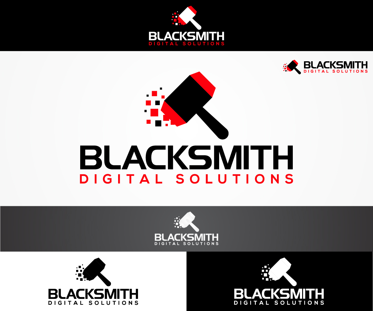 Logo Design by sangeloenriquez for Blacksmith Digital Solutions | Design #14371647