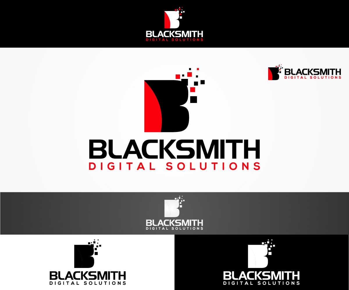 Logo-Design von sangeloenriquez für Blacksmith Digital Solutions | Design #14375300