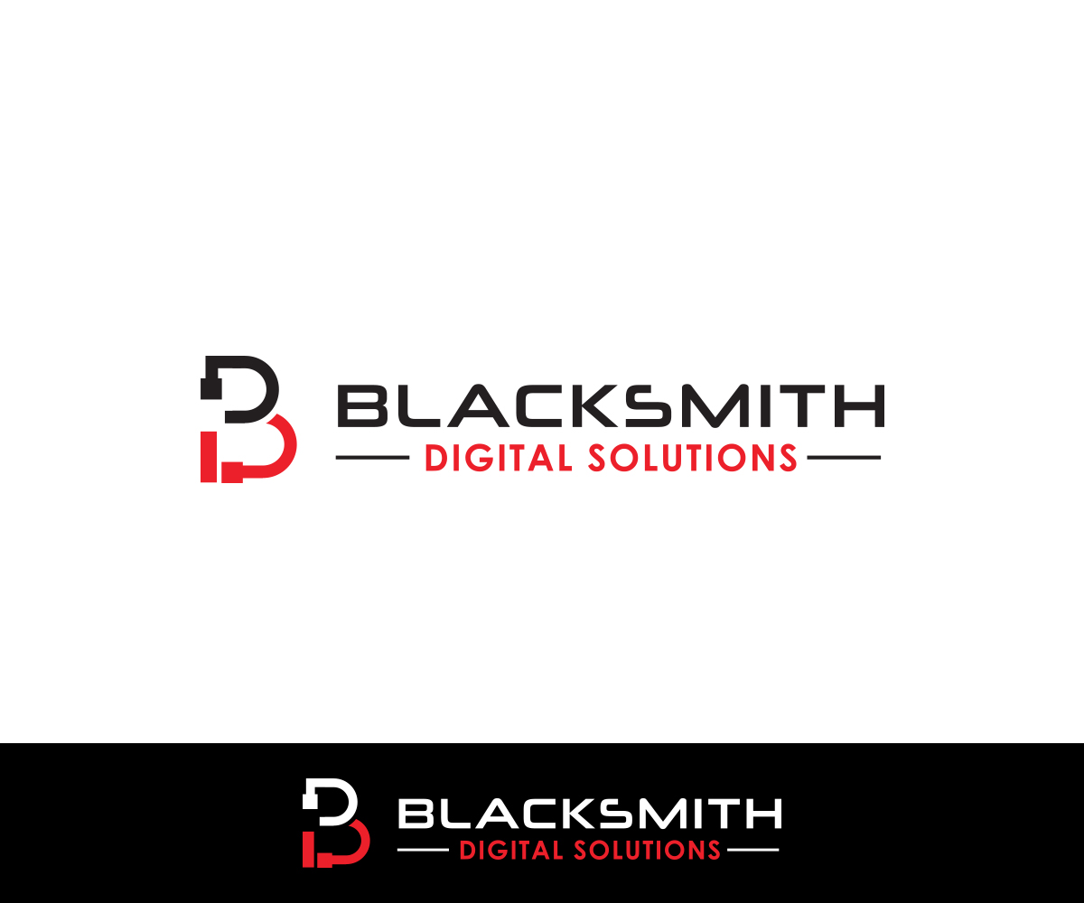 Logo Design by DesArd for Blacksmith Digital Solutions | Design #14371376