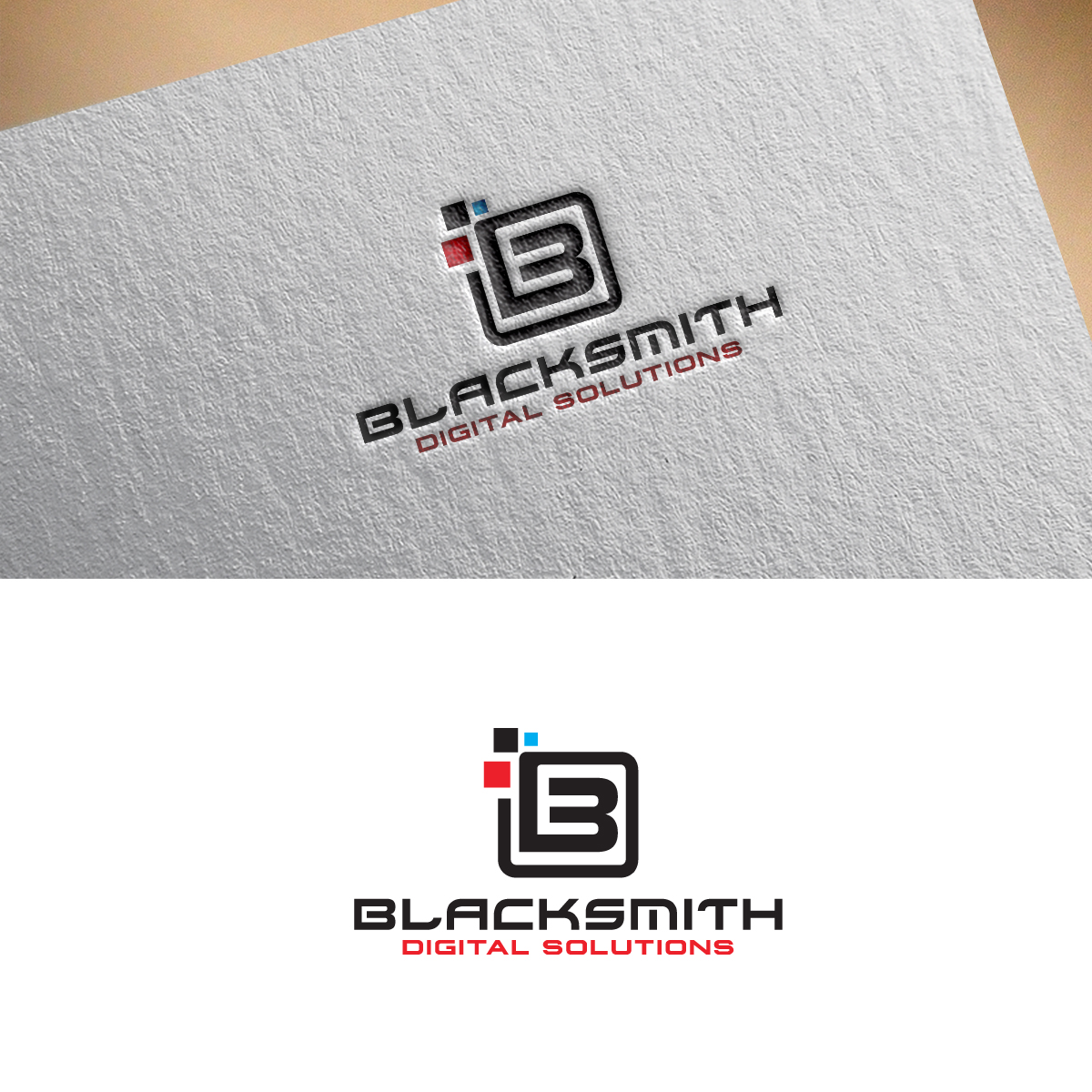 Logo-Design von webeezine für Blacksmith Digital Solutions | Design #14352953
