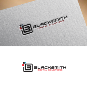 Logo-Design von webeezine für Blacksmith Digital Solutions | Design: #14352954