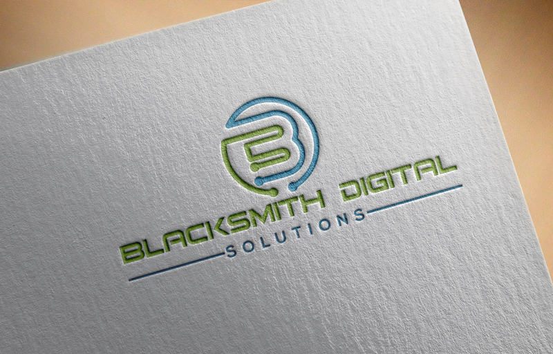 Logo-Design von rocklee für Blacksmith Digital Solutions | Design #14363973