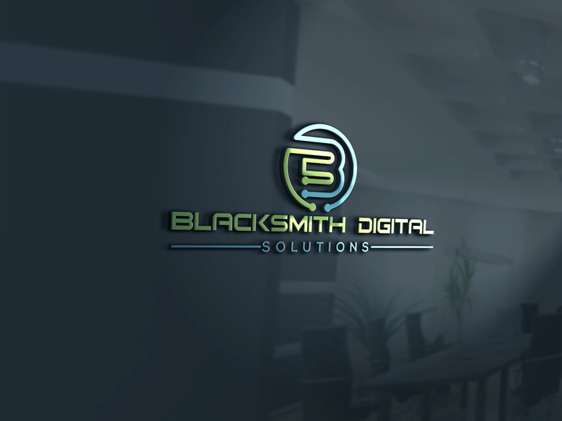 Logo-Design von rocklee für Blacksmith Digital Solutions | Design #14363976
