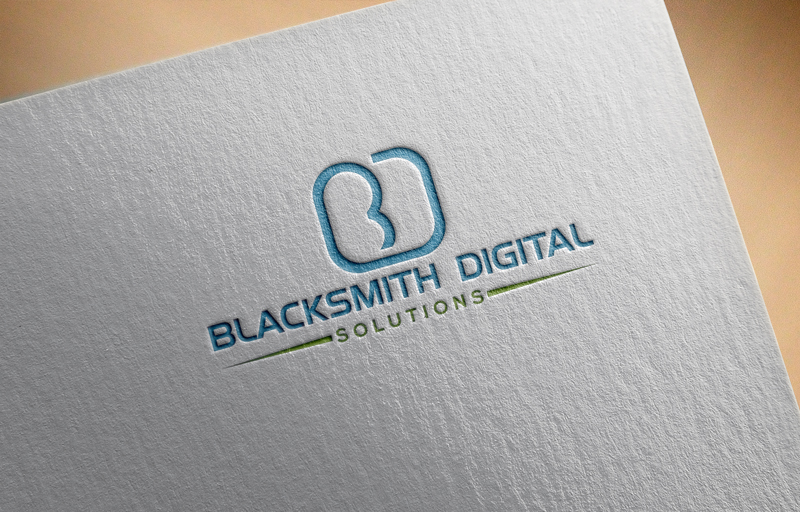 Logo-Design von rocklee für Blacksmith Digital Solutions | Design #14382853