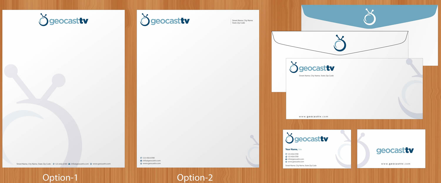 Diseño de Papelería por Sbss para Geocast TV | Diseño #2521619