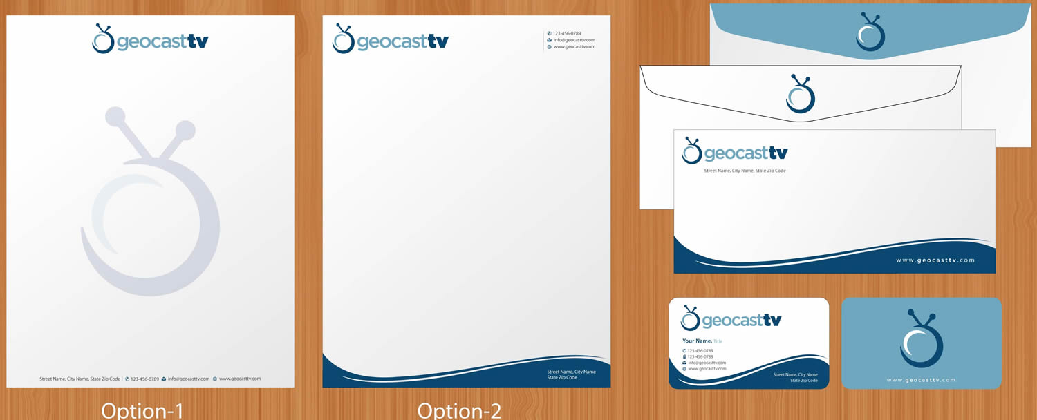 Diseño de Papelería por Sbss para Geocast TV | Diseño #2522655