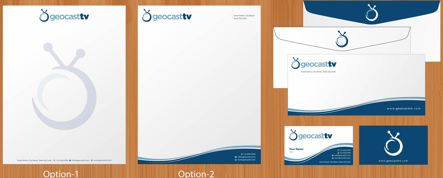 Diseño de Papelería por Sbss para Geocast TV | Diseño #2522661