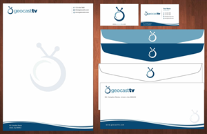 Stationery Design by Sbss for Geocast TV | Design: #2523127