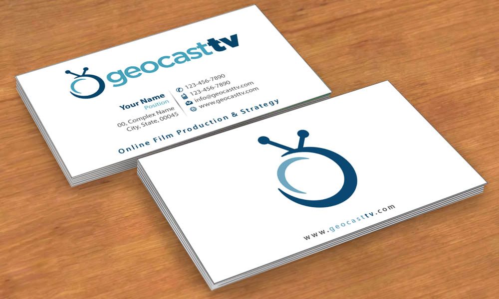 Stationery Design by Sbss for Geocast TV | Design #2530998