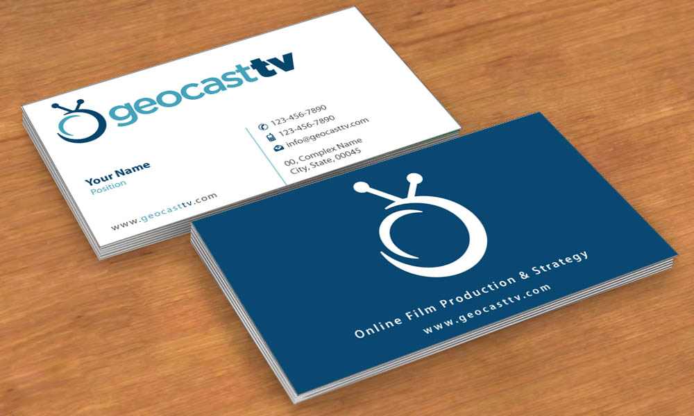 Stationery Design by Sbss for Geocast TV | Design #2531001