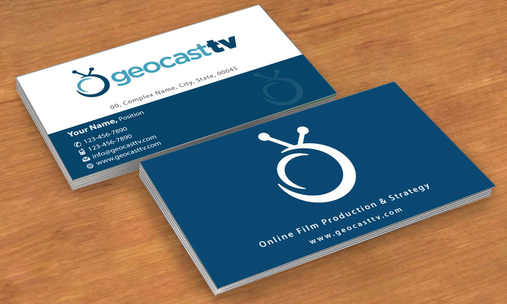 Stationery Design by Sbss for Geocast TV | Design #2531009