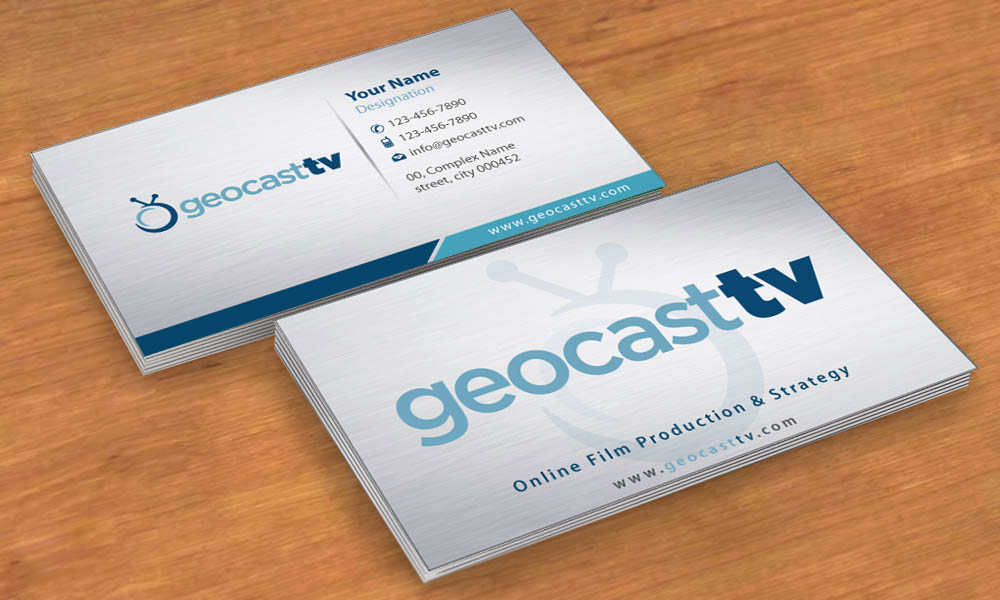 Stationery Design by Sbss for Geocast TV | Design #2531028