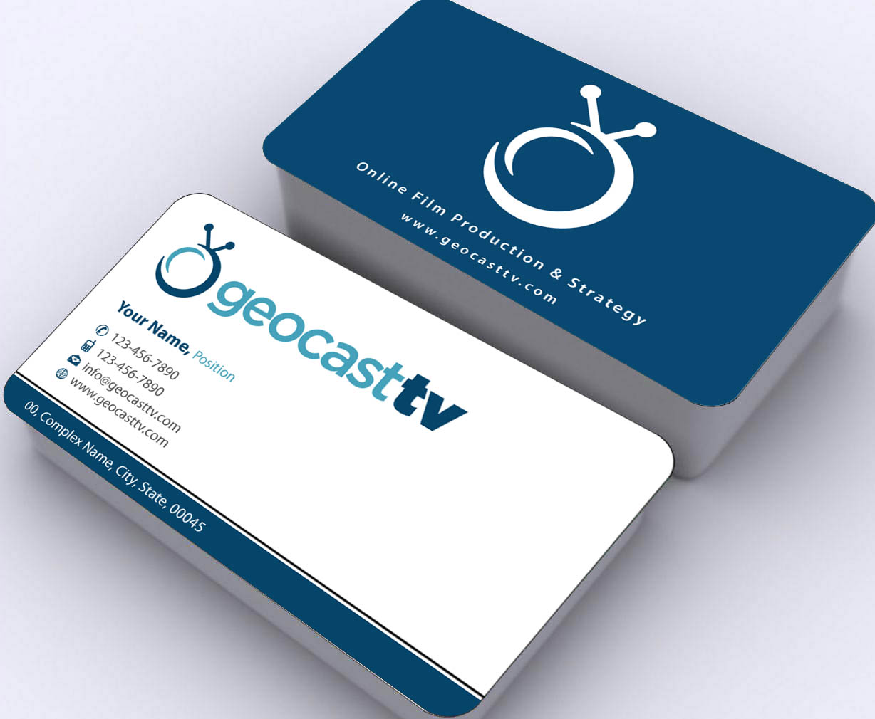 Stationery Design by Sbss for Geocast TV | Design #2531032