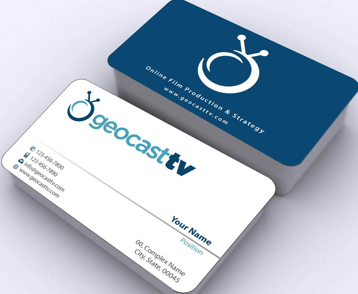 Diseño de Papelería por Sbss para Geocast TV | Diseño #2531038