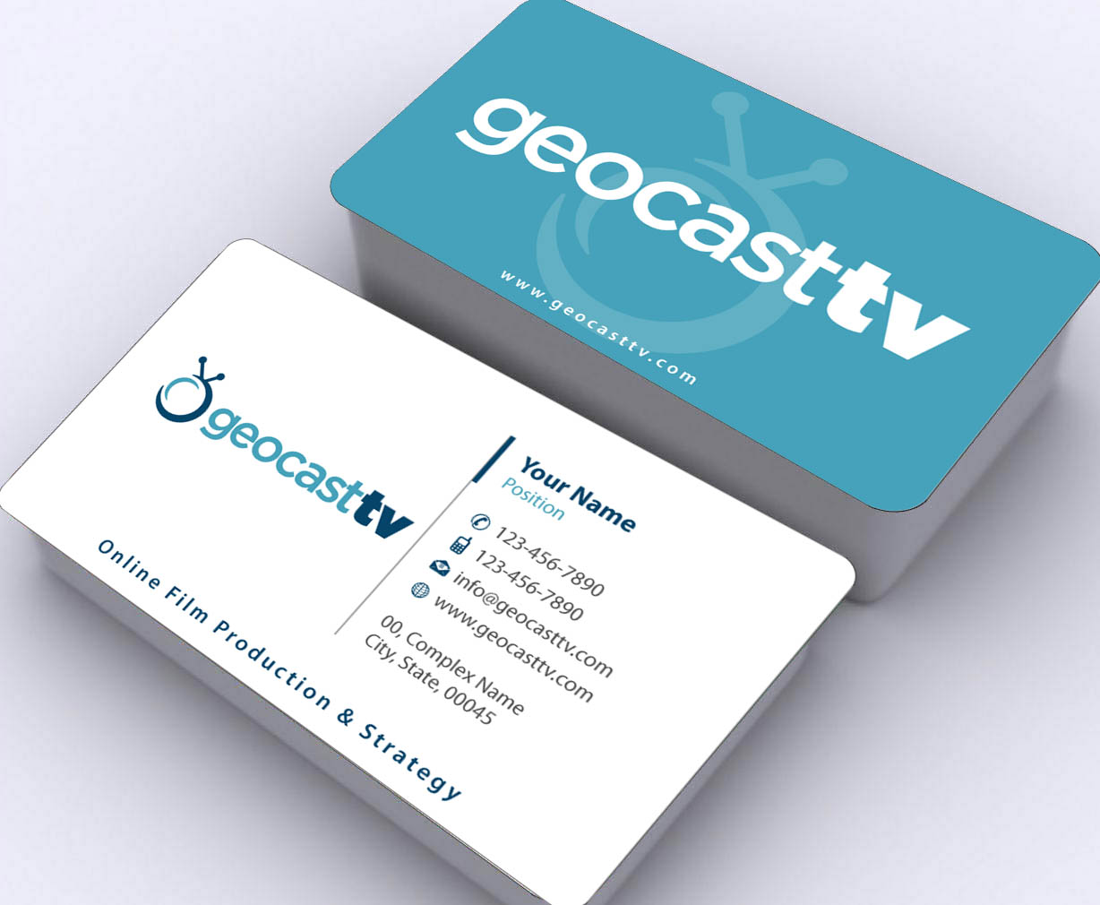 Design de Papeterie par Sbss pour Geocast TV | Design #2531056