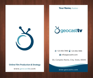 Design de Papeterie par Sbss pour Geocast TV | Design : #2531068