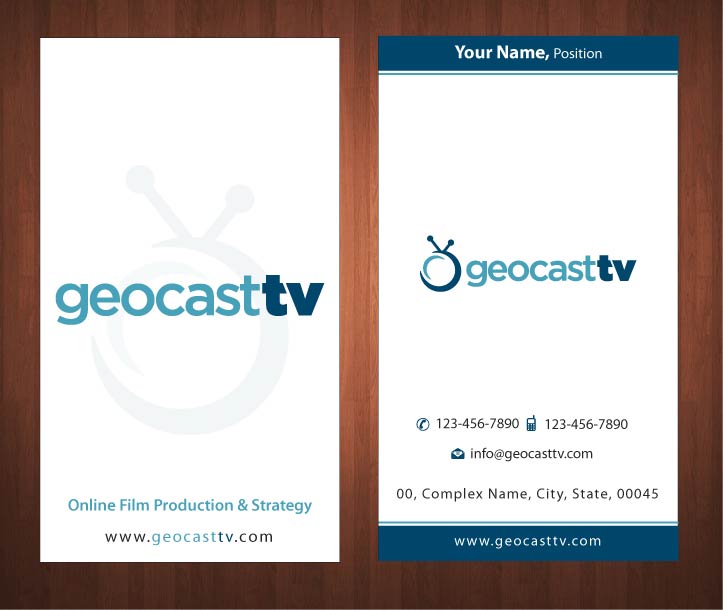 Design de Papeterie par Sbss pour Geocast TV | Design #2531072