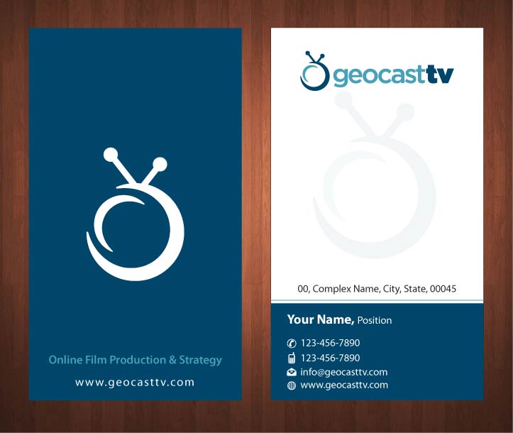 Design de Papeterie par Sbss pour Geocast TV | Design #2531095