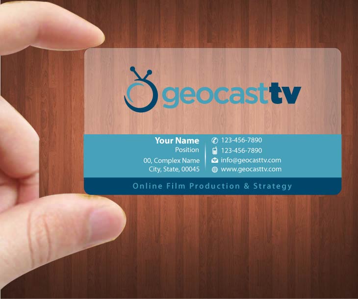 Design de Papeterie par Sbss pour Geocast TV | Design #2531119