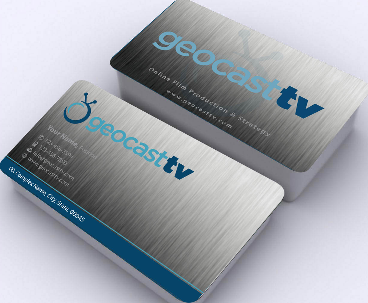 Stationery Design by Sbss for Geocast TV | Design #2531124
