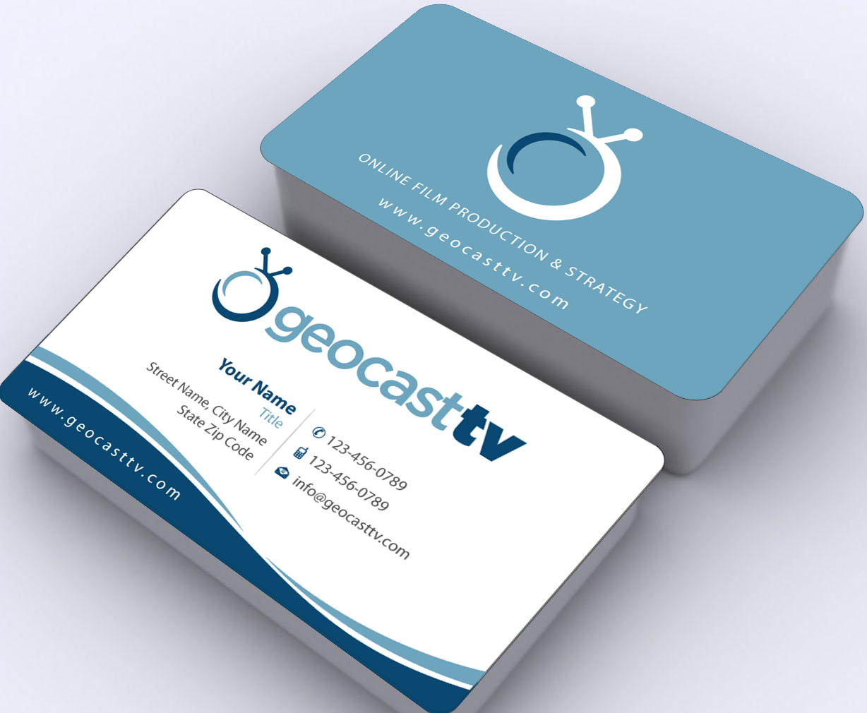 Design de Papeterie par Sbss pour Geocast TV | Design #2531137
